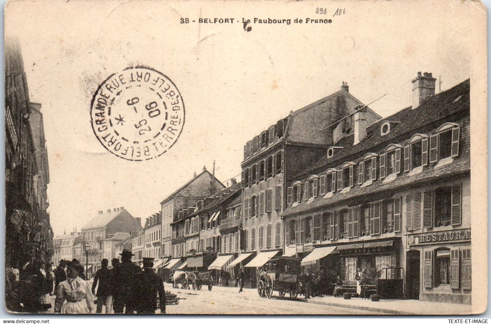 90 BELFORT - Le Faubourg De France. - Belfort - Stadt