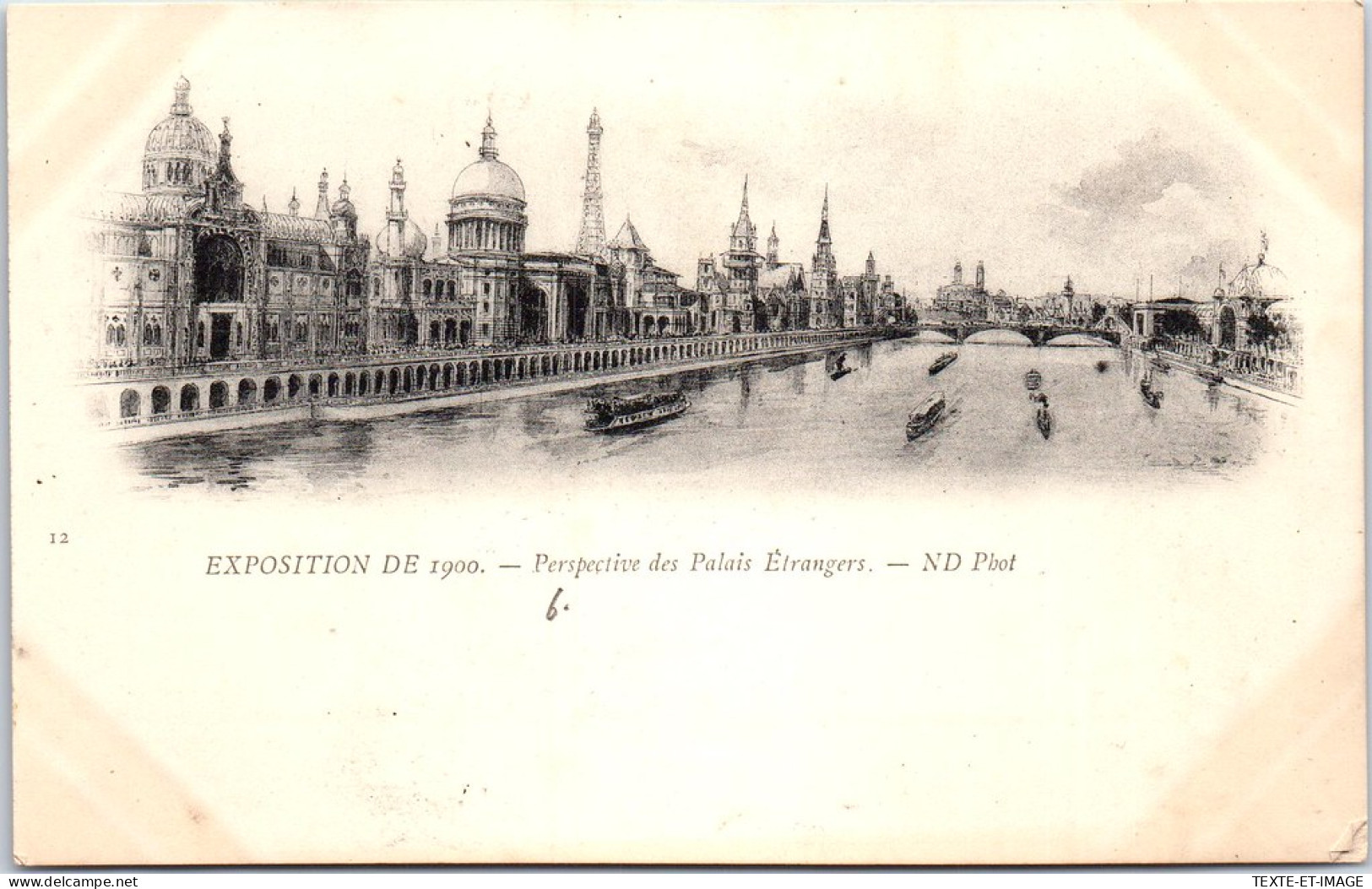 75 PARIS - EXPOSITION 1900 - Perspective Des Palais Etrangers - Mostre