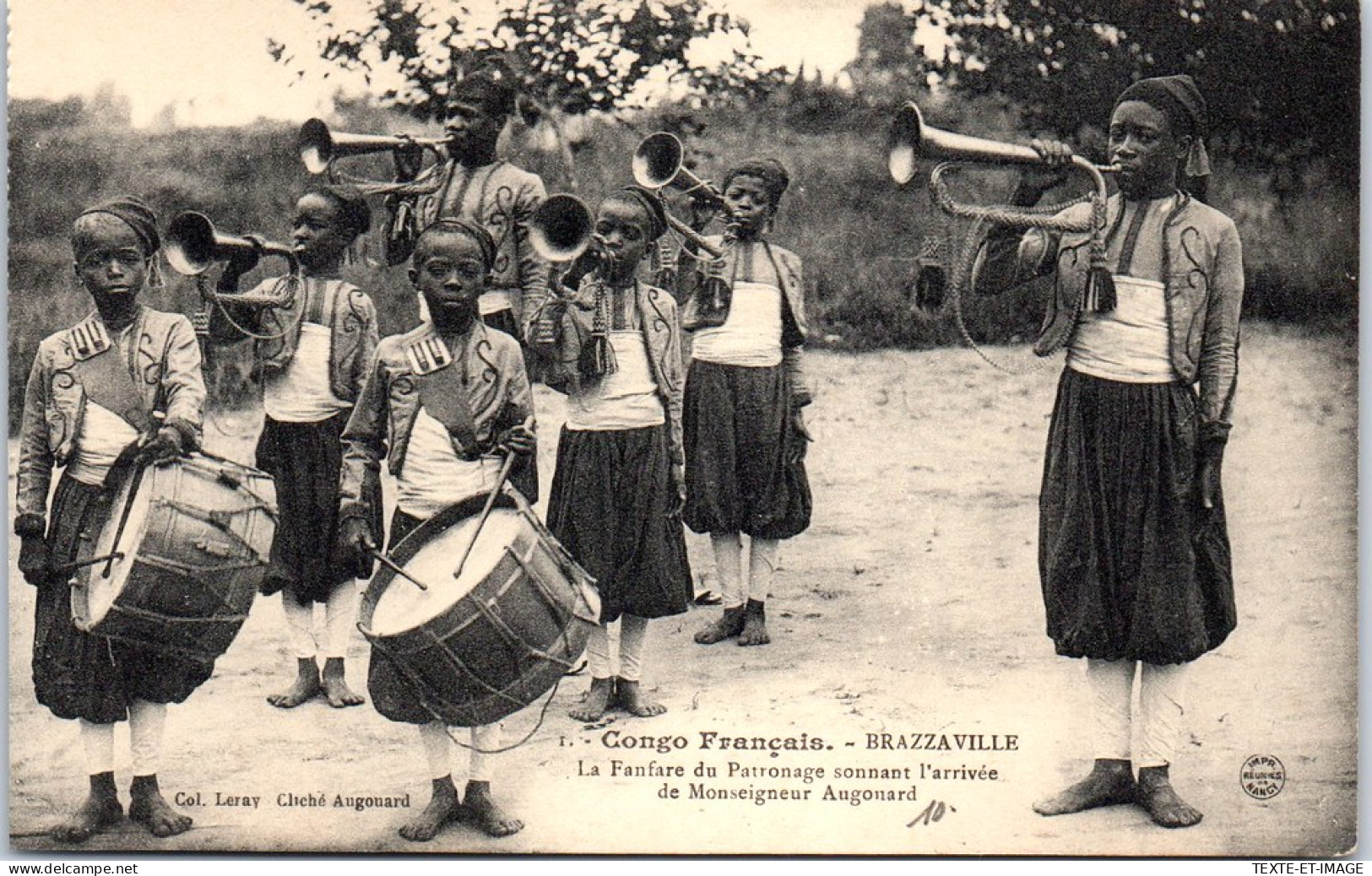 CONGO - BRAZZAVILLE - La Fanfare Du Patronage  - Congo Français