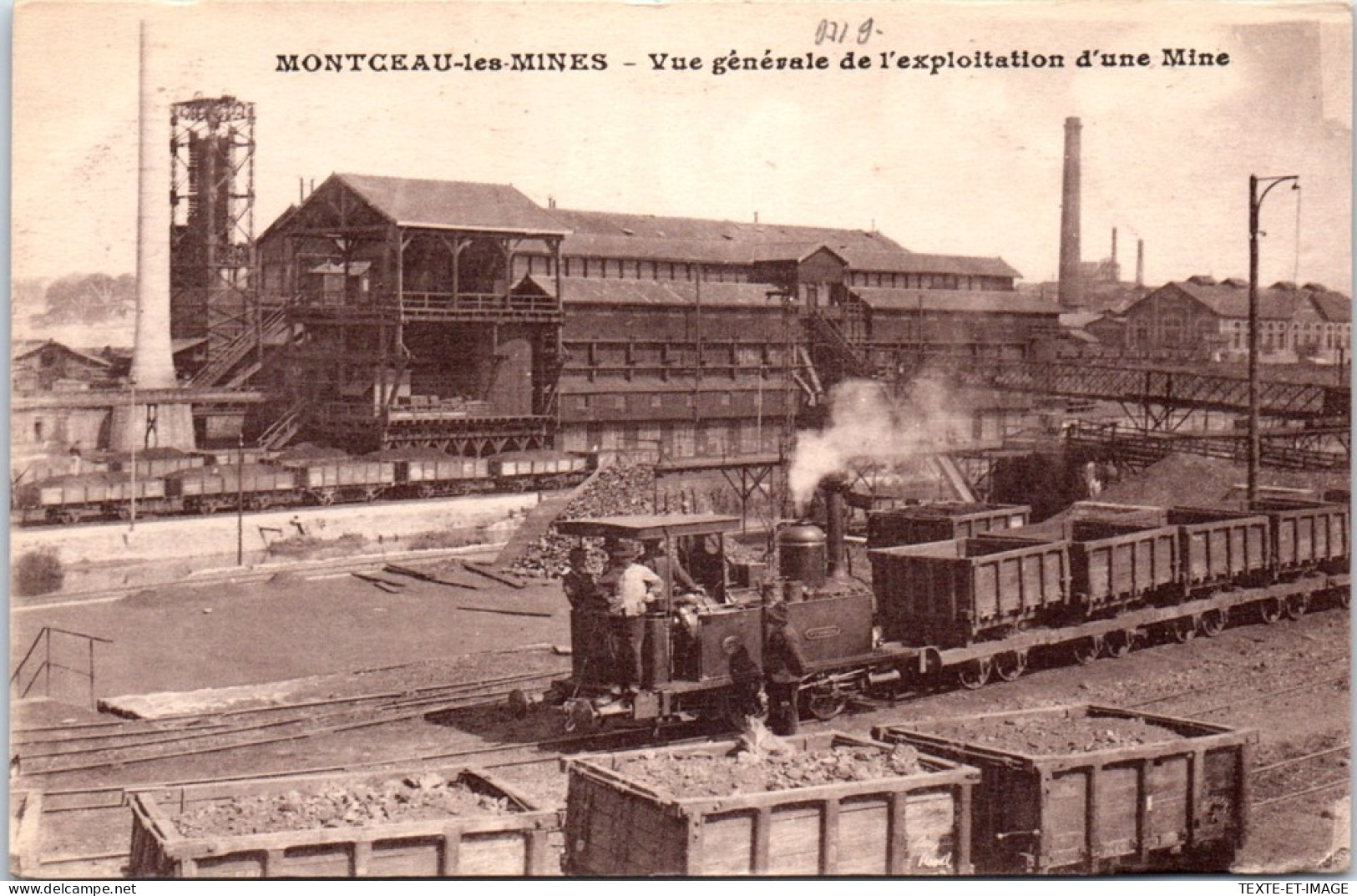 71 MONTCEAU LES MINES - Vue Generale D'une Mine. - Montceau Les Mines