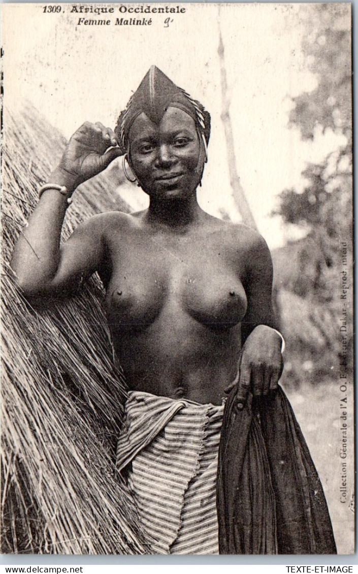 AFRIQUE OCCIDENTALE - Une Jeune Femme Malinke. - Non Classés