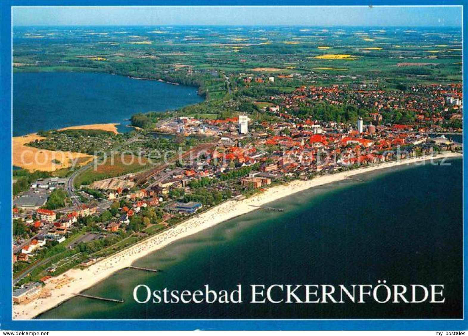 72905656 Eckernfoerde Ostseebad Fliegeraufnahme Eckernfoerde - Eckernfoerde