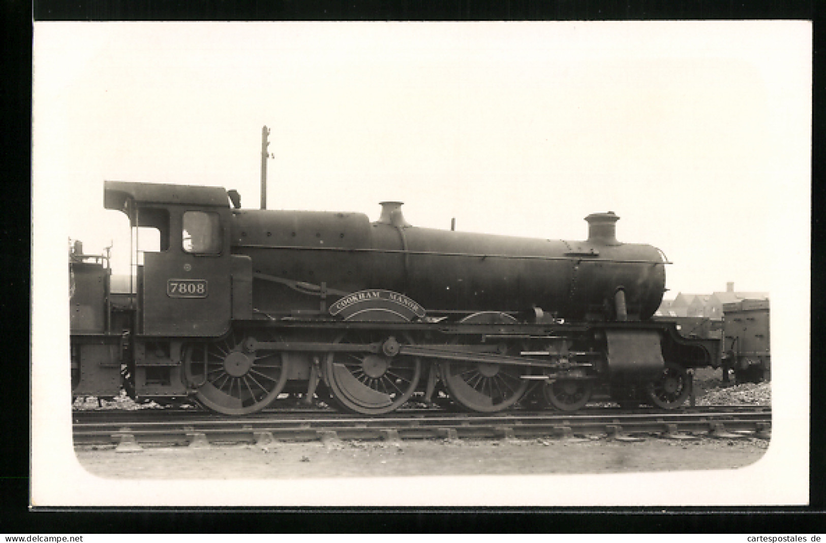 Pc Lokomotive Cookham Manor 7808, Englische Eisenbahn  - Trains