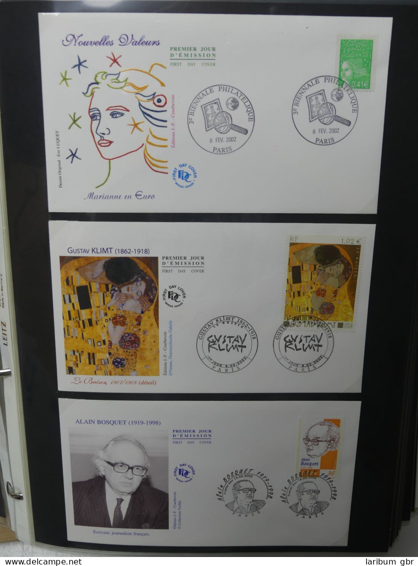 Frankreich Und Gebiete FDCs Ab 2002 Besammelt Im Ringbinder #LY693 - Sonstige & Ohne Zuordnung