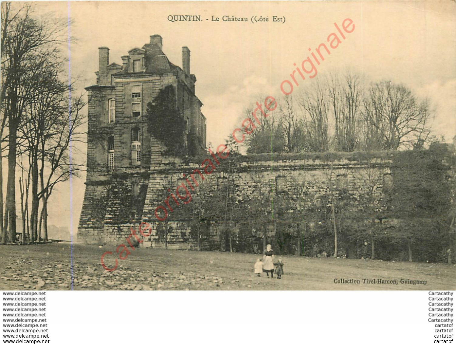 22.   QUINTIN .  Le Château Côté Est . - Quintin