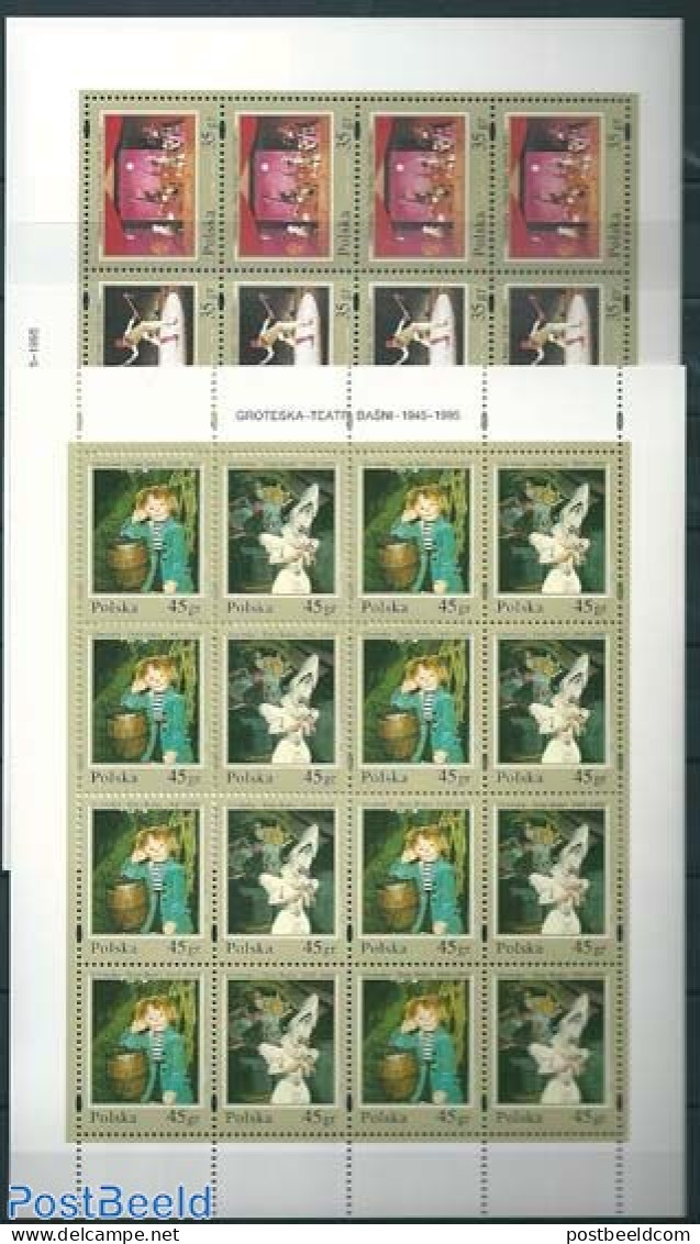 Poland 1995 Groteska 2 M/ss, Mint NH, Art - Paintings - Unused Stamps