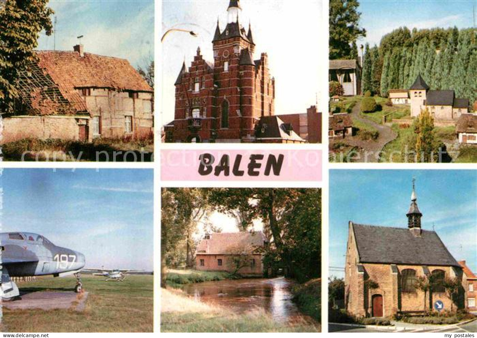 72903703 Balen Bauernhof Schloss Flugplatz Kirche Balen - Merksplas