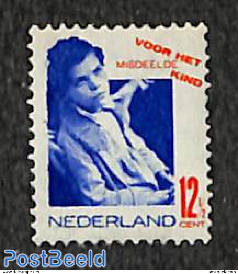 Netherlands 1931 12.5+3.5c, Neglected Child, Stamp Out Of Set, Unused (hinged) - Unused Stamps