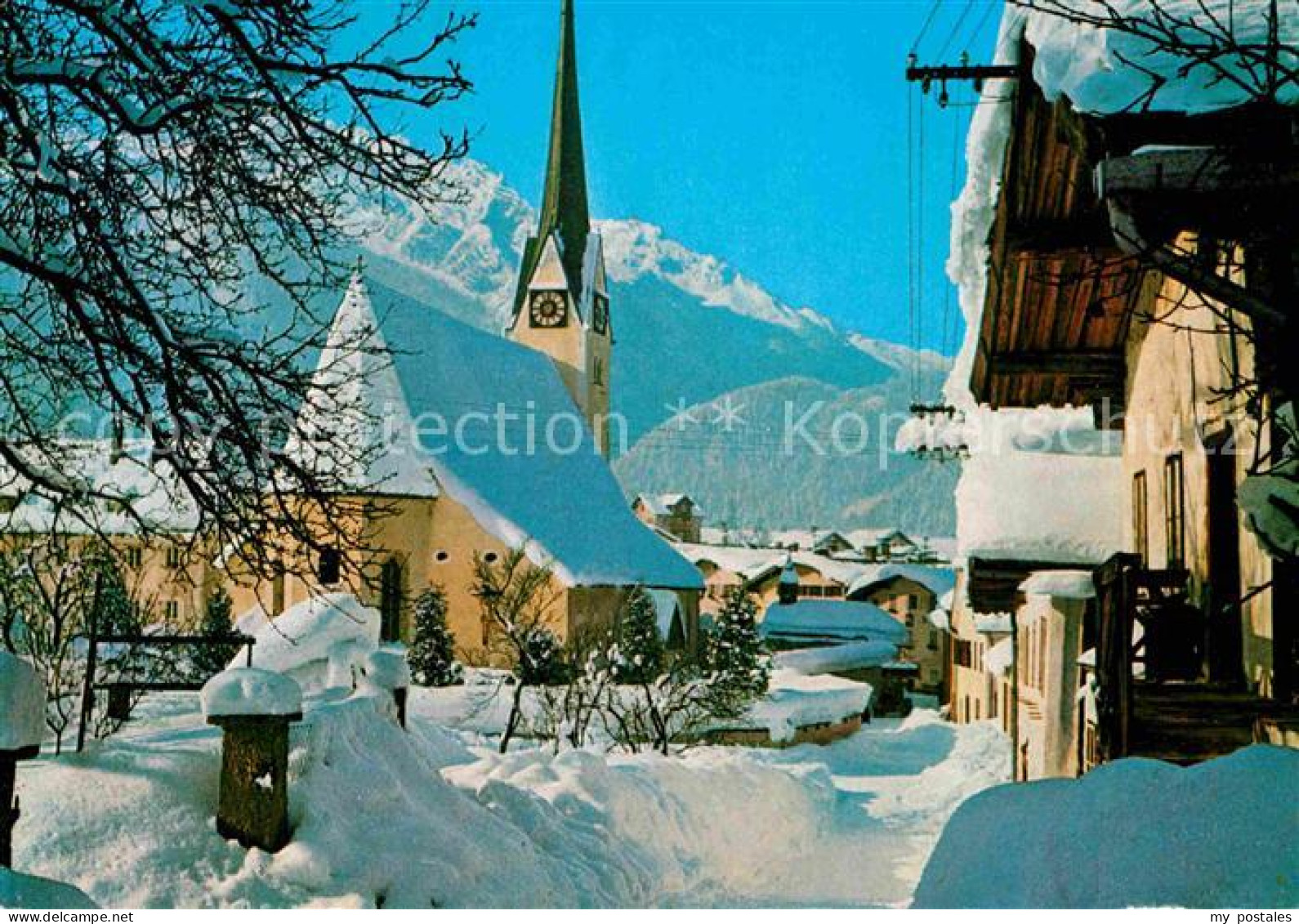 72901797 Abtenau Teilansicht Kirche Tennengebirge Abtenau - Autres & Non Classés