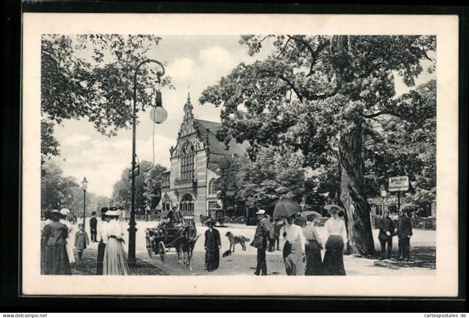 AK Berlin-Tiergarten, Partie Am Kaiser Wilhelm-Zelt 2  - Tiergarten