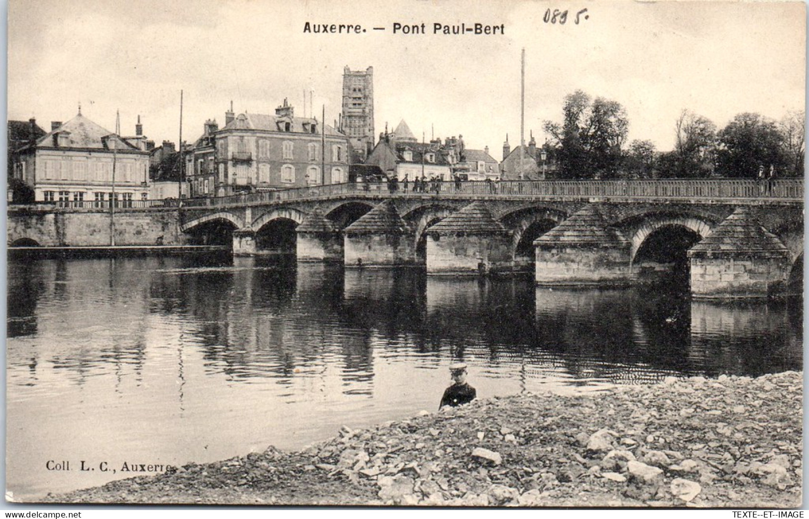 89 AUXERRE - Vue D'ensemble Du Pont Paul Bert. - Auxerre