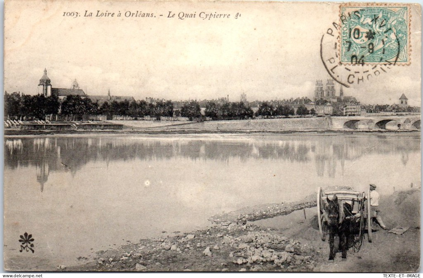 45 ORLEANS - Vue Sur La Loire, Le Quai Cypierre. - Orleans