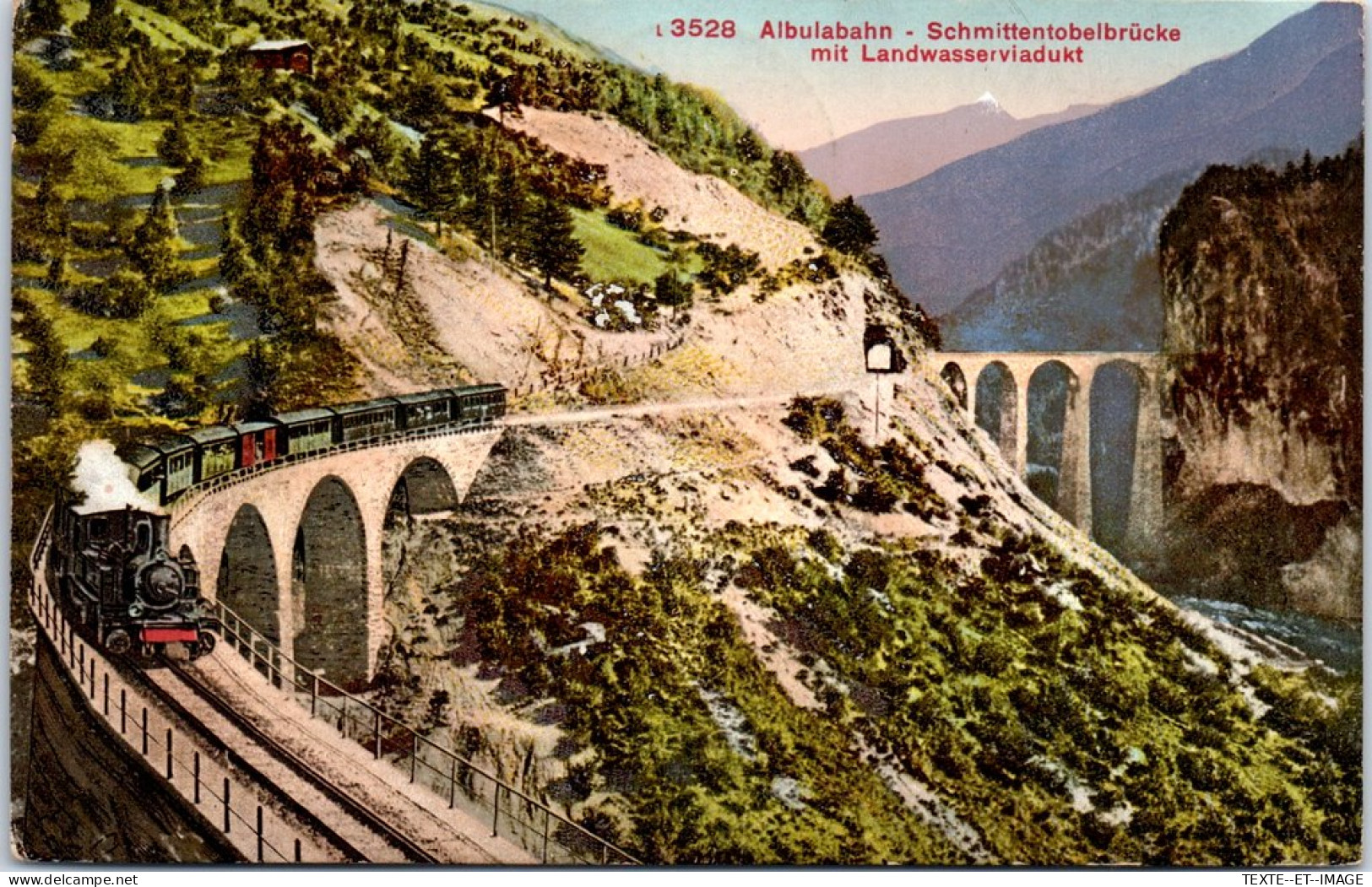 SUISSE - LUZERN - La Voie De Chemin De Fer Albulabahn  - Andere & Zonder Classificatie