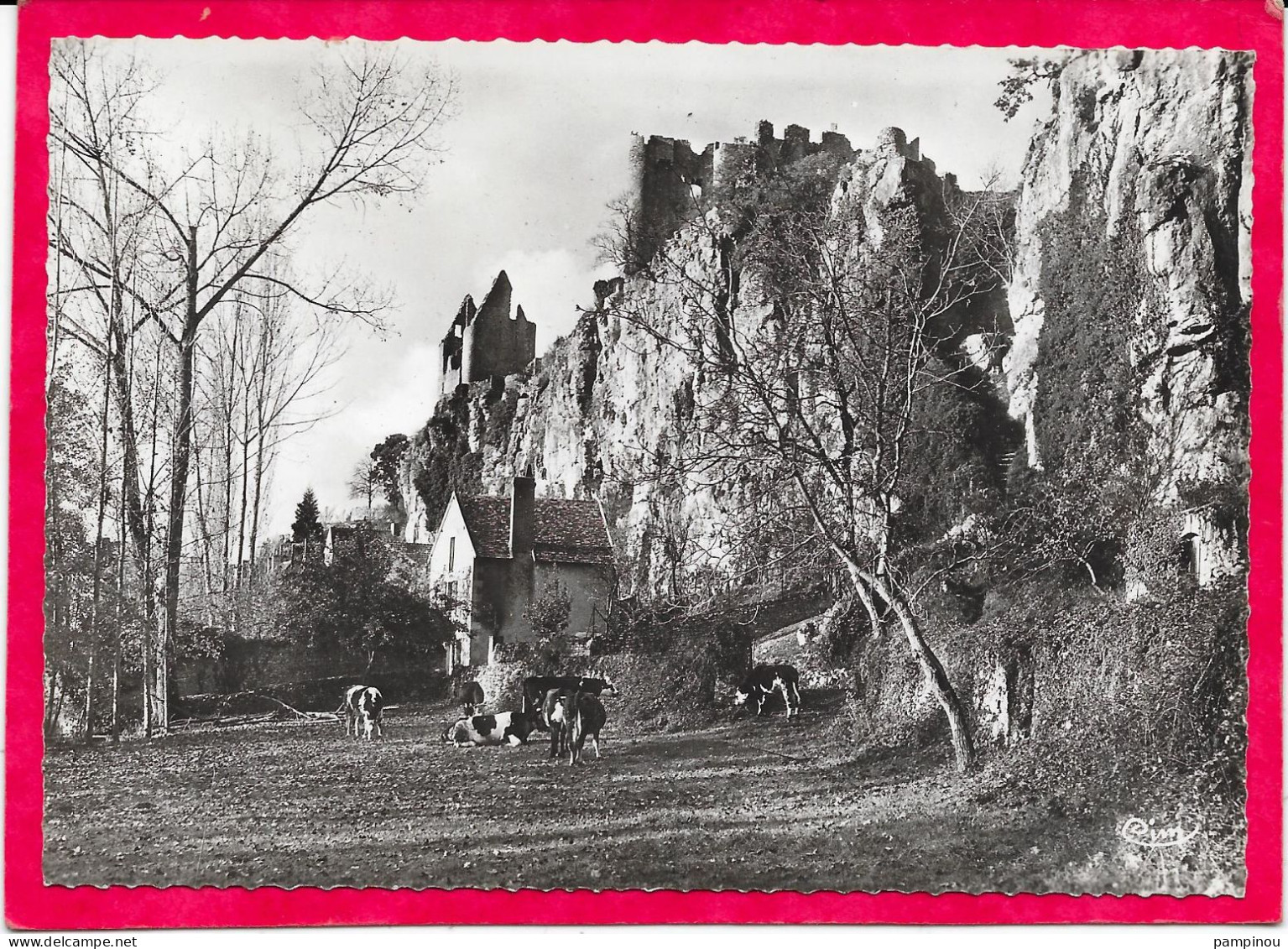 86 - ANGLES SUR L'ANGLIN - Ruines Château Féodal - Semi Moderne GF - Andere & Zonder Classificatie