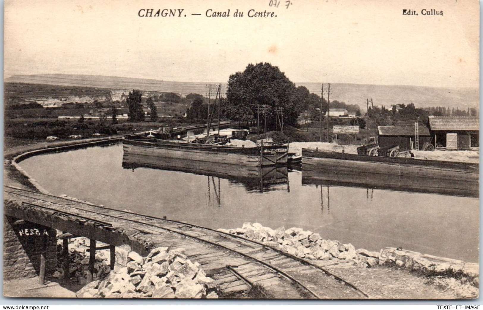71 CHAGNY - Le Canal Du Centre  - Chagny
