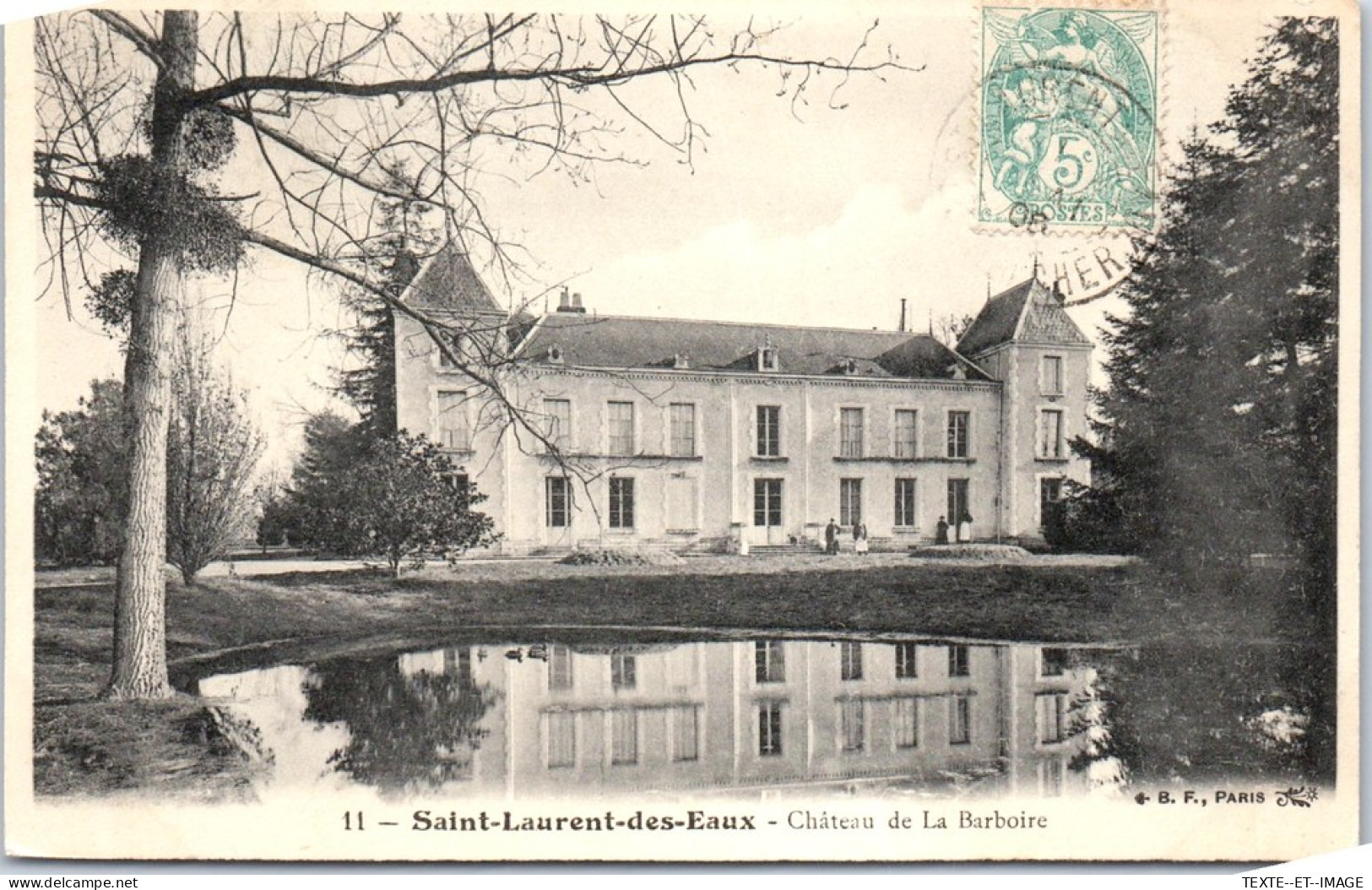 41 SAINT LAURENT DES EAUX - Le CHATEAUde La Barboire. - Other & Unclassified