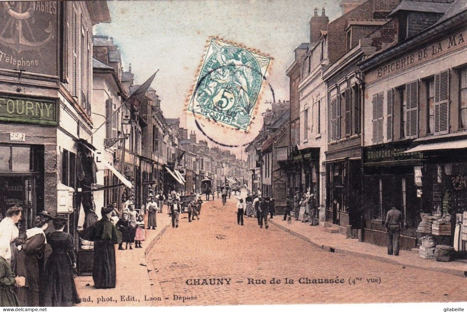 02 - Aisne -  CHAUNY - Rue De La Chaussée - Chauny