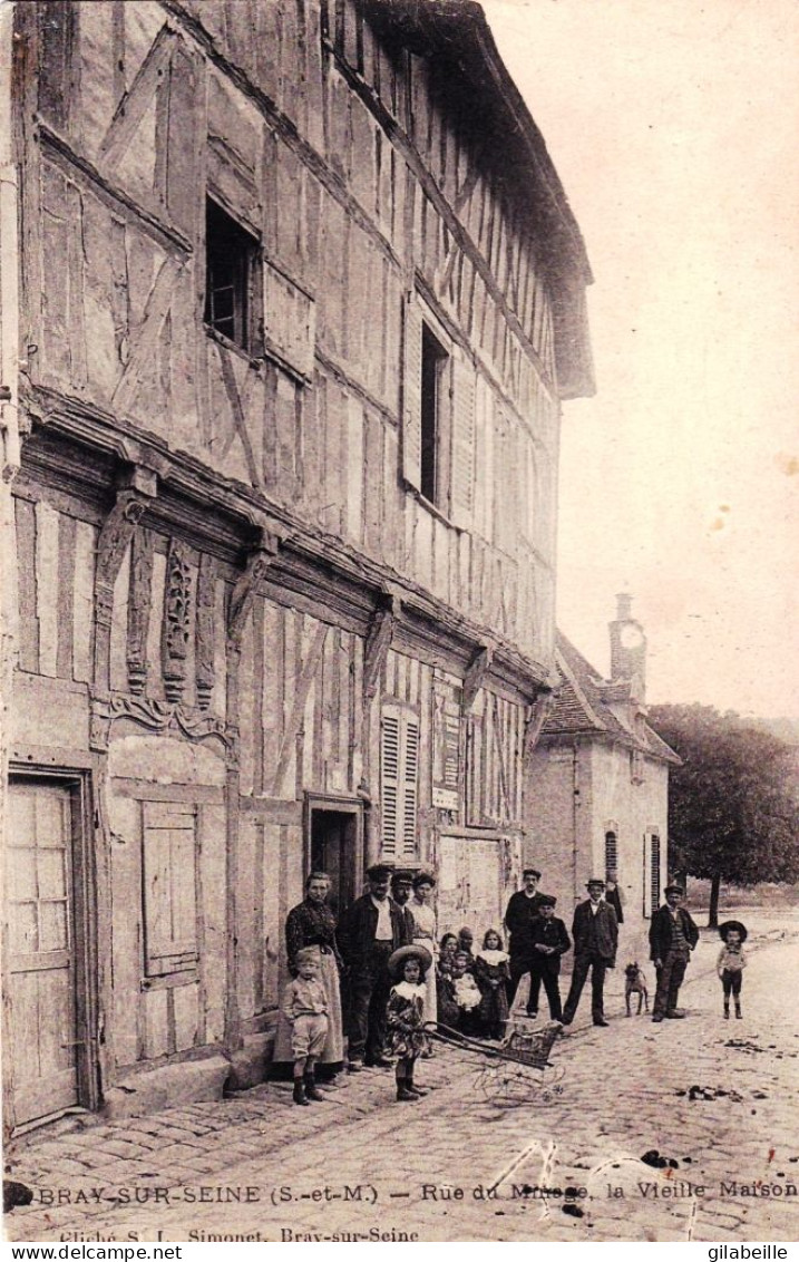 77 - Seine Et Marne - BRAY Sur SEINE -  Rue Du Minage - La Vieille Maison - Bray Sur Seine