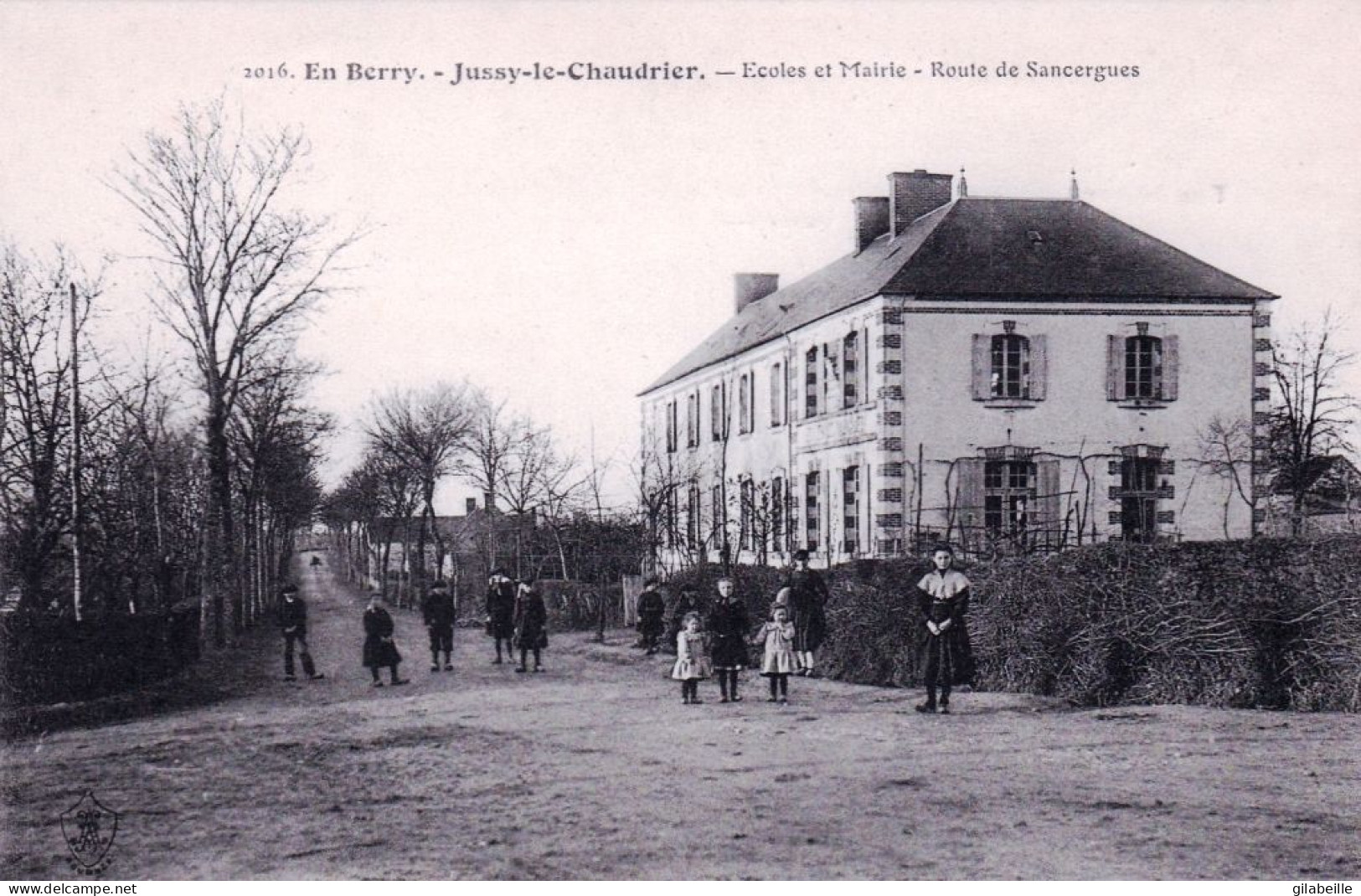 18 - Cher -  JUSSY Le CHAUDRIER - Ecole Et Mairie - Route De Sancergues - Sonstige & Ohne Zuordnung
