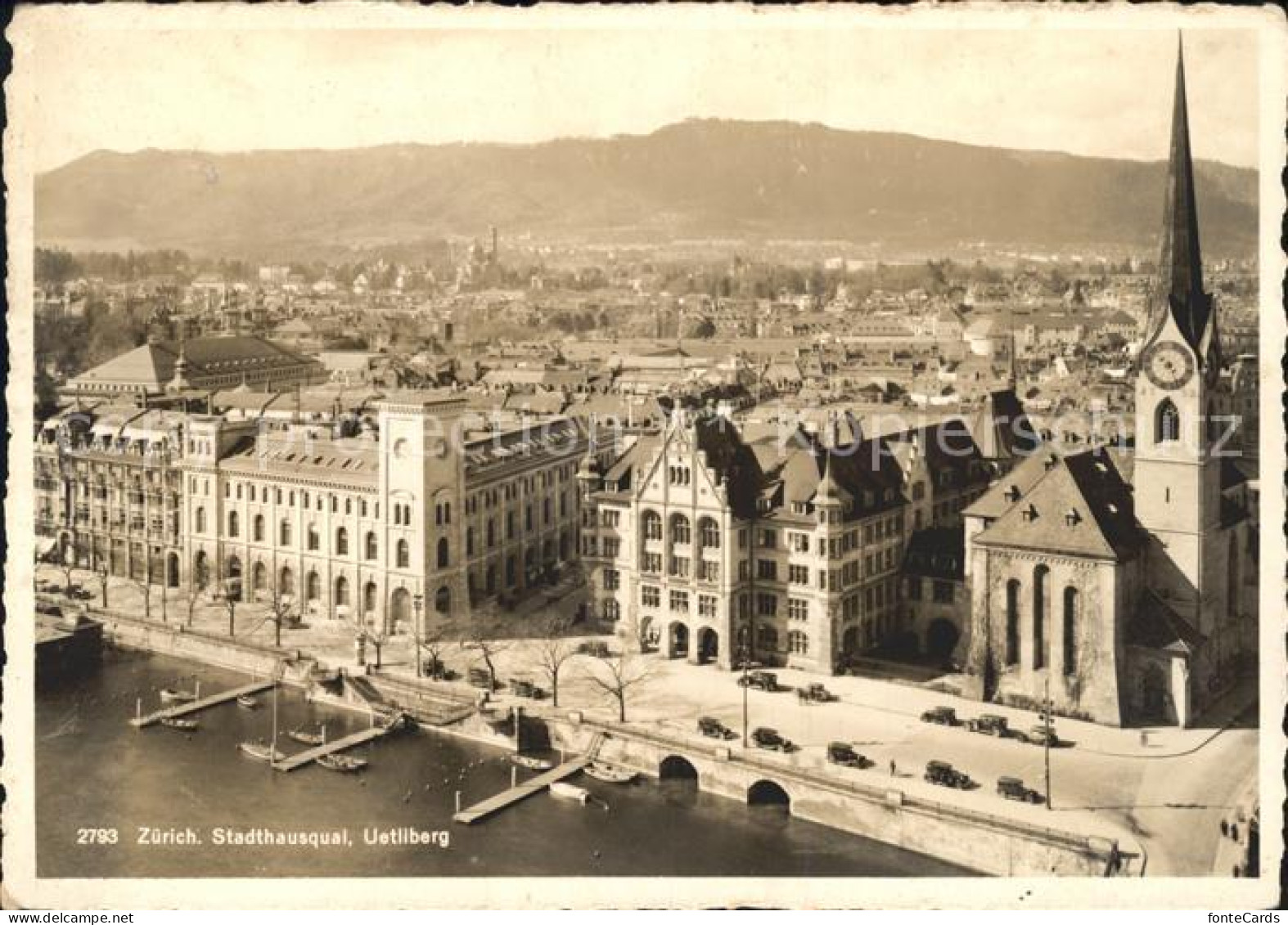 11887166 Zuerich ZH Stadthausquai Uetliberg Zuerich - Autres & Non Classés