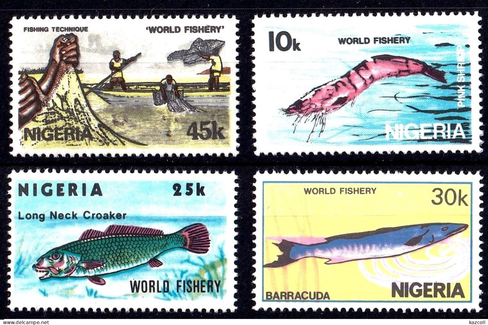 Nigeria  1983.  World Fishery. Fishes. Marine Fauna. MNH** - Nigeria (1961-...)