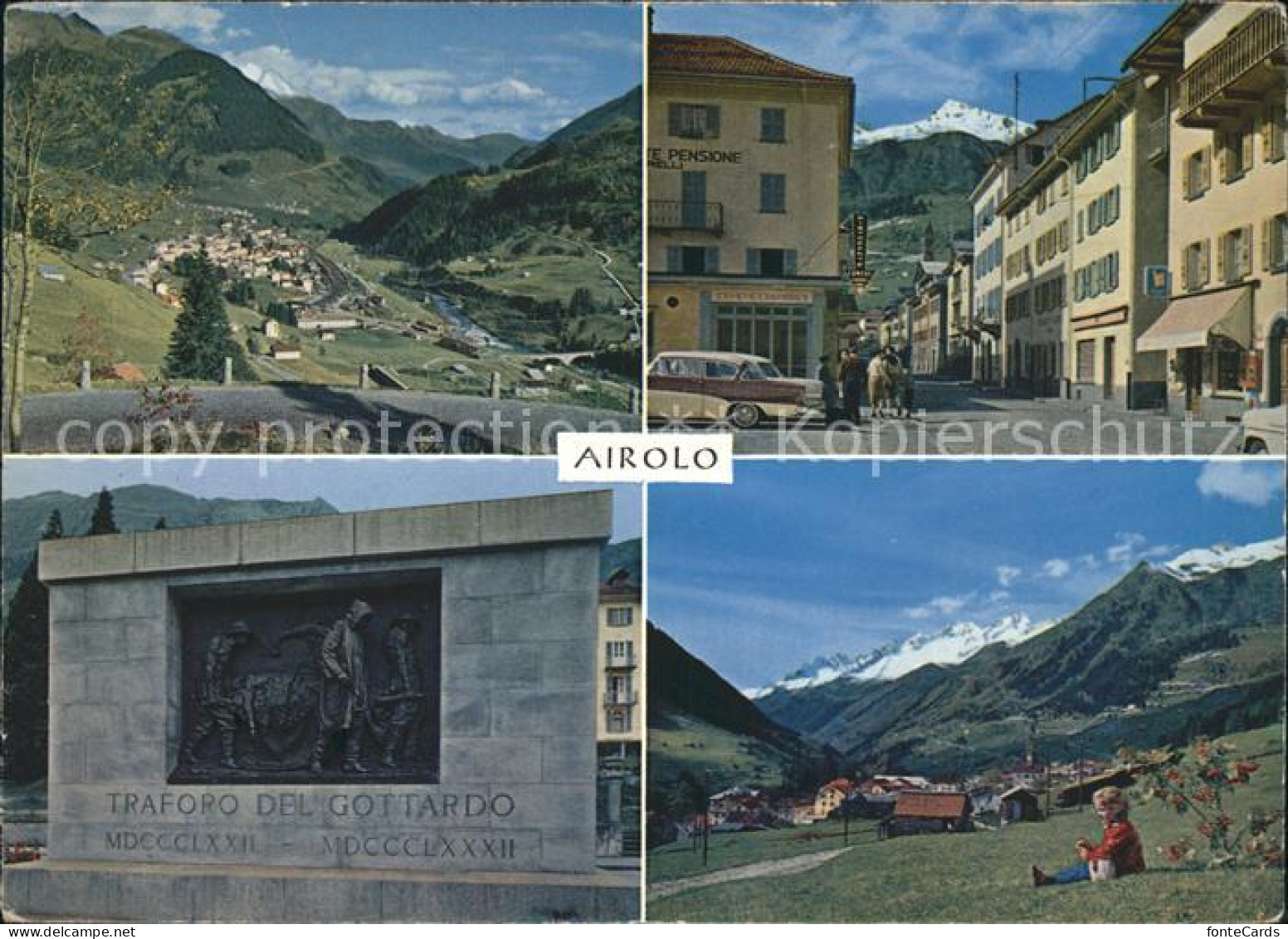 11877566 Airolo Panorama Strassenpartie Traforo Del Gottardo  Airolo - Sonstige & Ohne Zuordnung