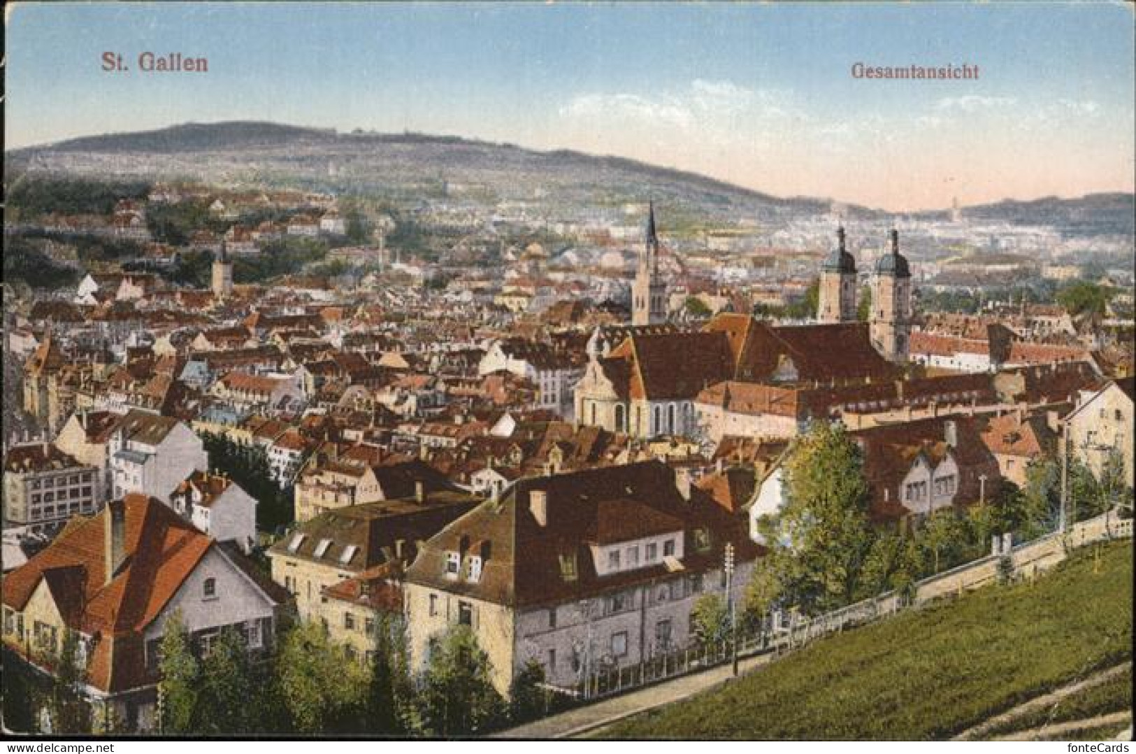 11320137 St Gallen SG Gesamtansicht Kloster St. Gallen - Other & Unclassified
