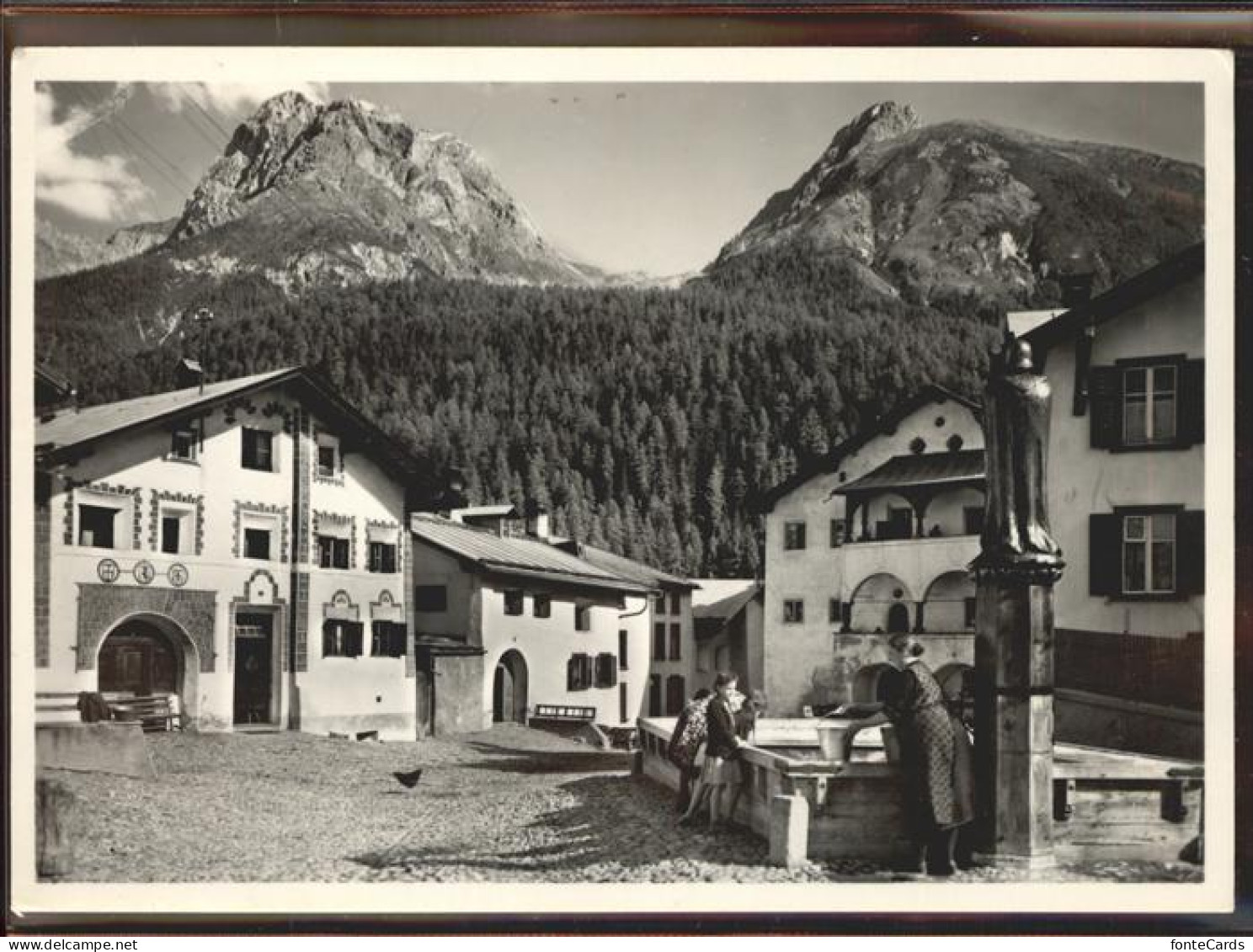 11318360 Schuls GR Dorfplatz Scuol - Autres & Non Classés