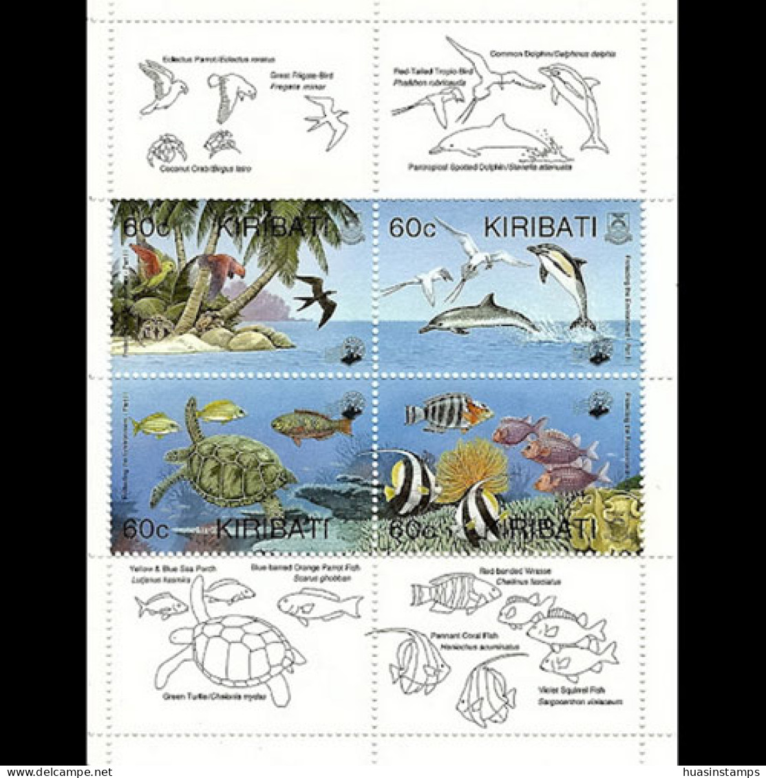 KIRIBATI 1995 - Scott# 672 S/S Environ.Opt. MNH - Kiribati (1979-...)