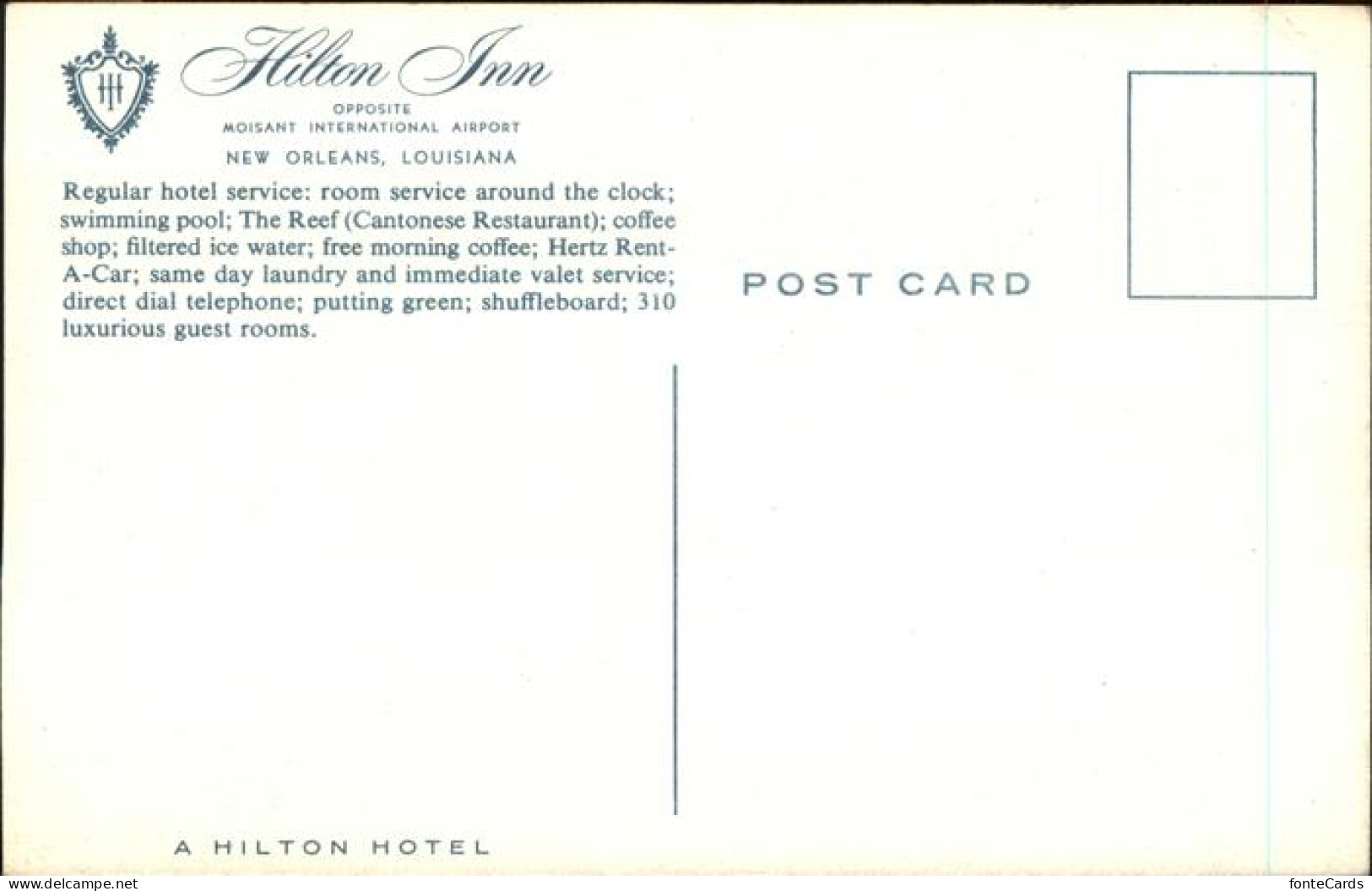 11311947 New_Orleans_Louisiana Hotel Hilton Inn Opposite Moisant International A - Other & Unclassified