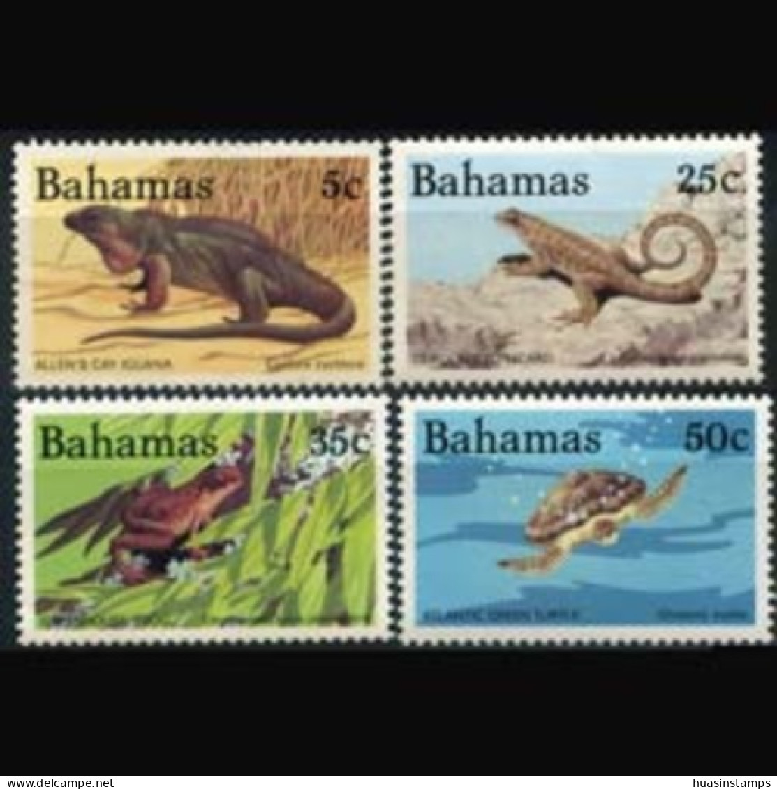 BAHAMAS 1984 - Scott# 564-7 Reptiles Set Of 4 MNH - Bahamas (1973-...)