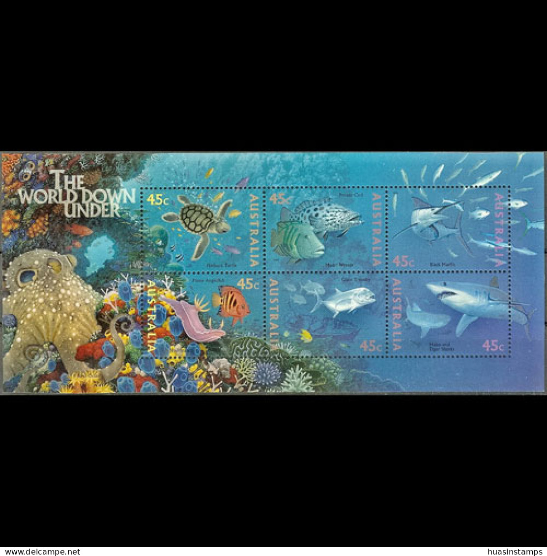 AUSTRALIA 1995 - Scott# 1465 S/S Marine Life MNH - Mint Stamps
