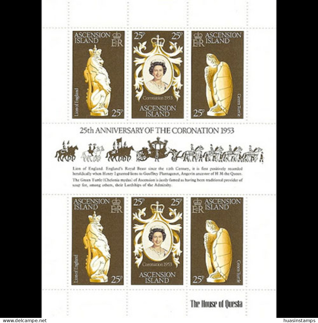 ASCENSION 1978 - Scott# 229 S/S Coronation MNH - Ascension