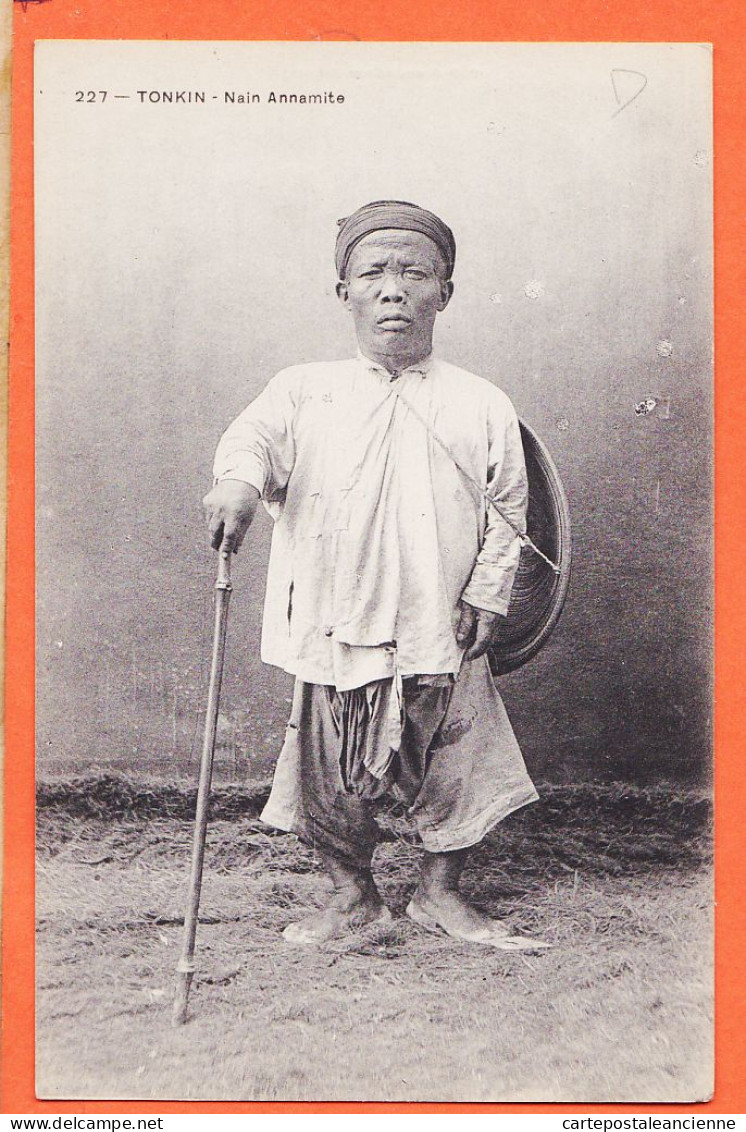 31118 / ( Etat Parfait ) Ethnic TONKIN Nain Annamite 1900s Editeur DUFRESNE Haiphong 227 Indochine Viet-Nam  - Vietnam