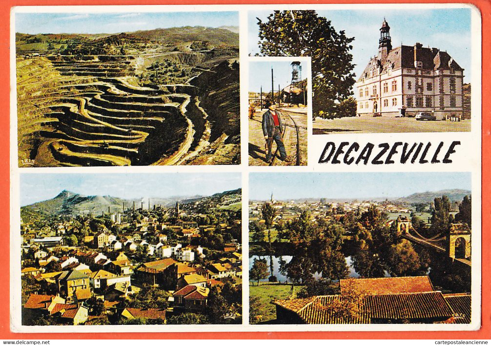 31391 / DECAZEVILLE 12-Aveyron Multivues Mine Charbon LA DECOUVERTE  LIVINHAC Vue Generale 1960s THEOJAC 14 - Decazeville