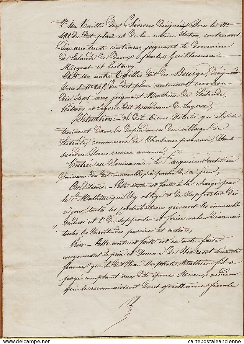 31289 / Procuration 23-07-1925 LEBOURG Alfortville Commune Age Roussac MATHIEU Notaire TARDY PLANECHAUD CHATEAU-PONSAC - Manuscripten