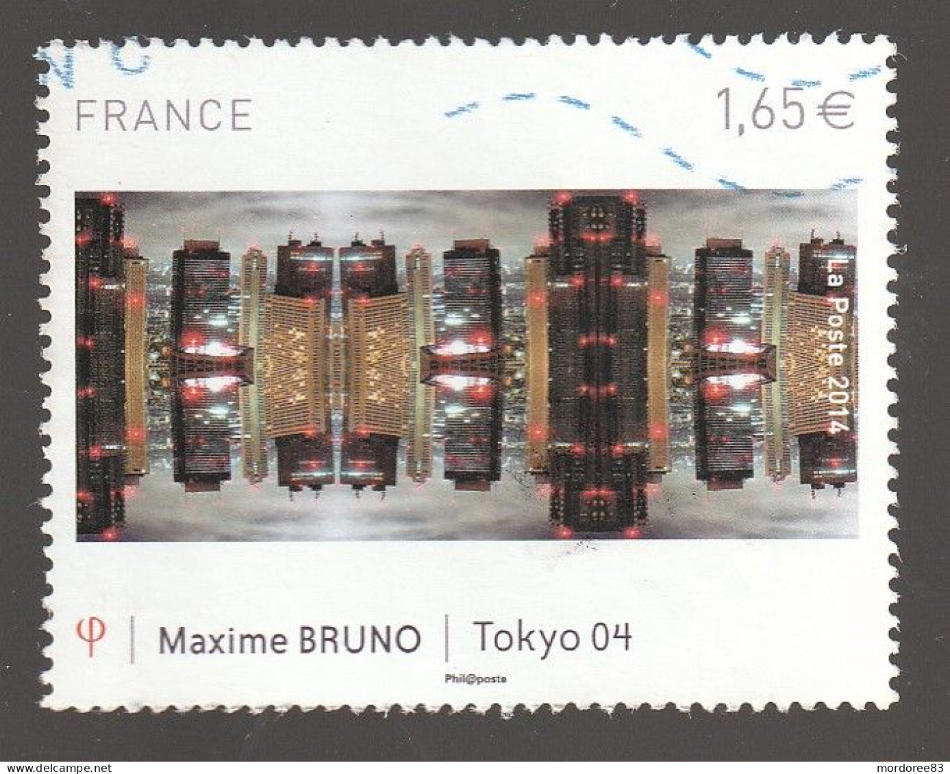 FRANCE MAXIME BRUNO TOKYO OBLITERE 2014 YT 4837    - - Gebraucht