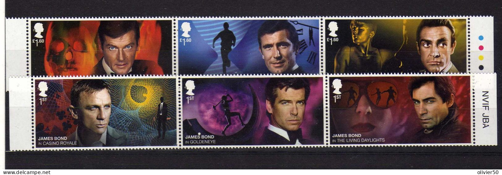 Grande-Bretagne - 2020 - Cinema - James Bond - Neufs** - MNH - Neufs