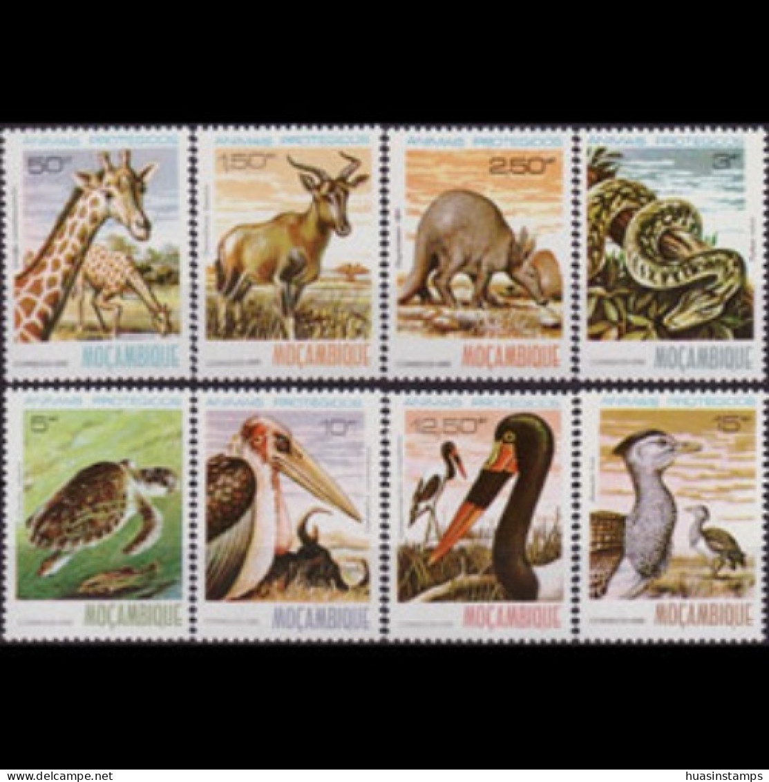 MOZAMBIQUE 1981 - Scott# 731-8 Wildlife Set Of 8 MNH - Mozambique