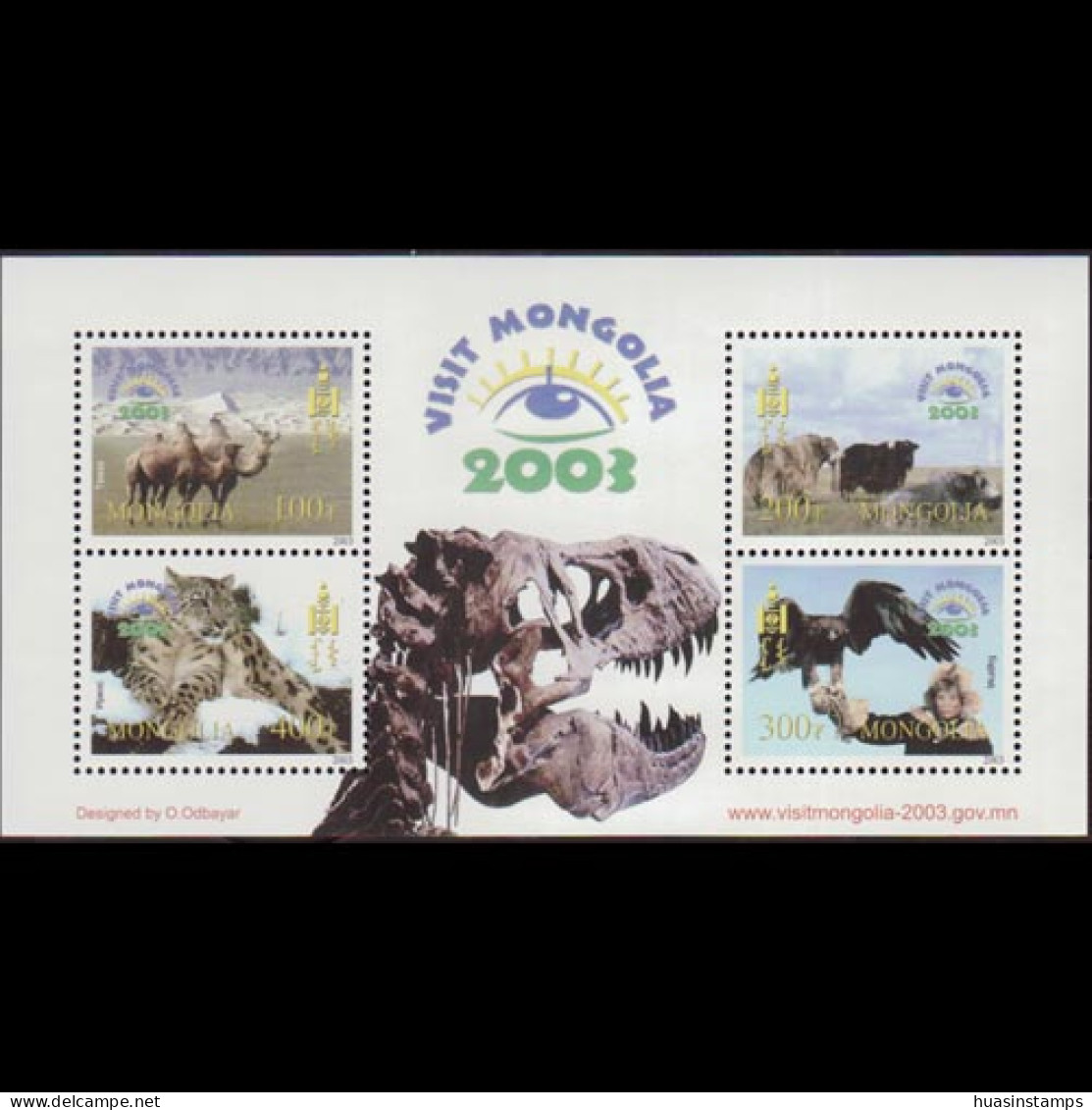 MONGOLIA 2003 - Scott# 2547 S/S Tourism MNH - Mongolia