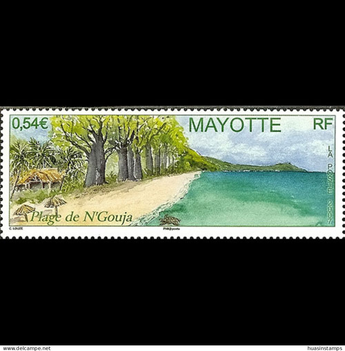 MAYOTTE 2007 - Scott# 240 Ngouja Beach Set Of 1 MNH - Other & Unclassified