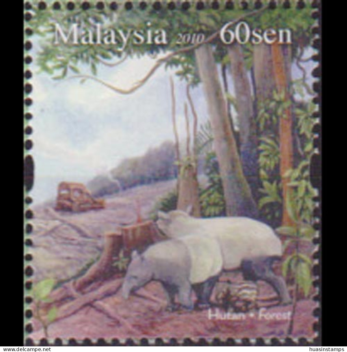 MALAYSIA 2010 - Scott# 1315 Forest Fauna 60c MNH - Malaysia (1964-...)