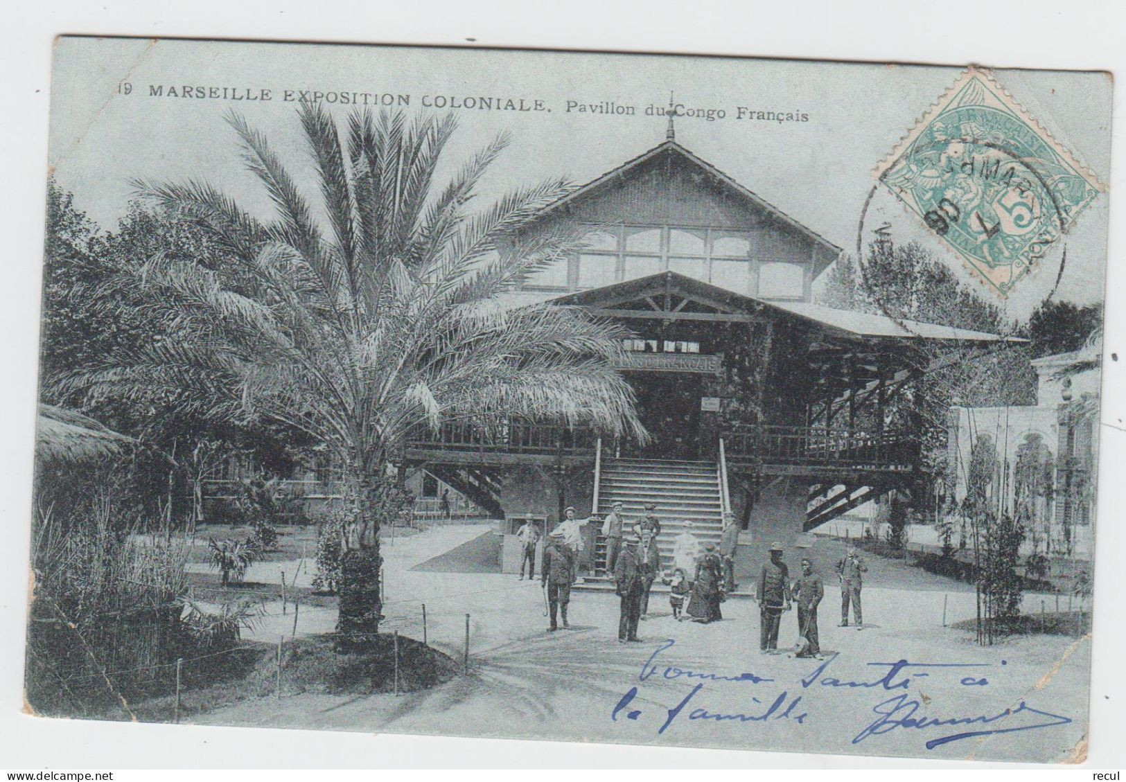 BOUCHE Du RHÔNE  - 19 - MARSEILLE - EXPOSITION COLONIALE - Pavillon Du Congo Français - Expositions Coloniales 1906 - 1922