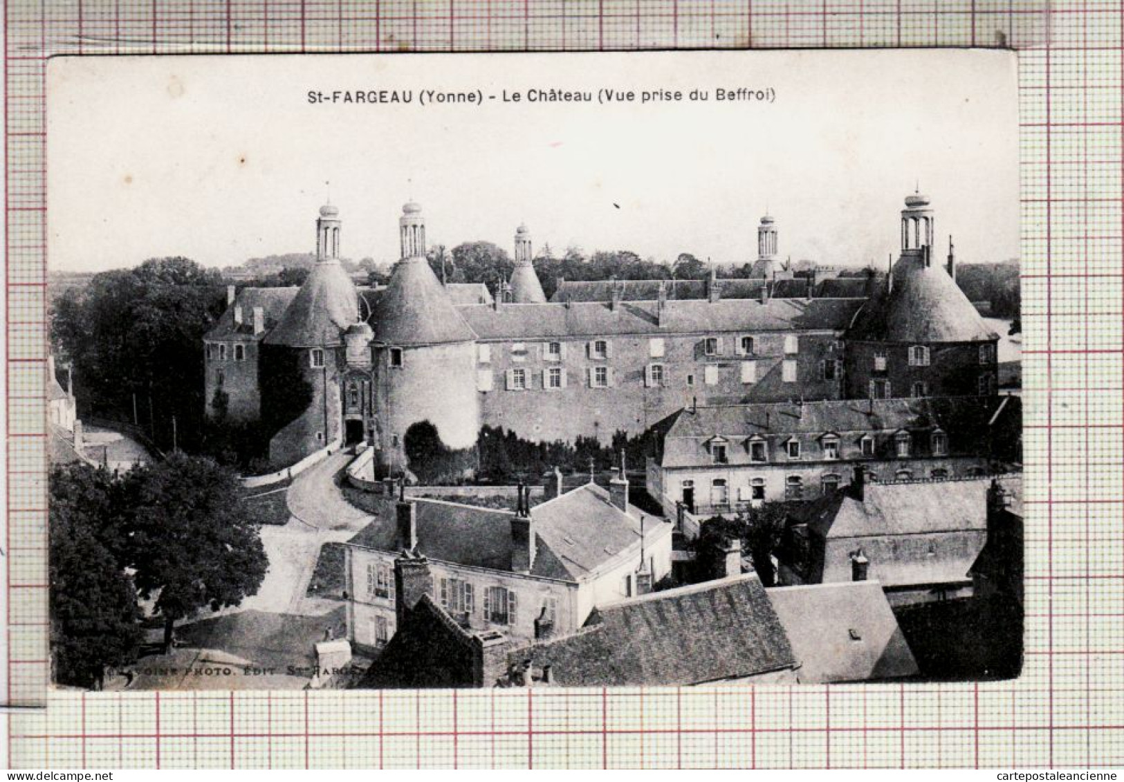 31686 / ⭐ ◉ SAINT-FARGEAU St 89-Yonne Le Chateau Vue Prise Du BEFFROI Ed: MACHAVOINE - Saint Fargeau