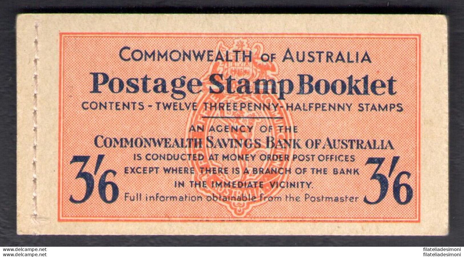 1952 Australia, Stanley Gibbons N. SB 30a - Libretto - MNH** - Autres & Non Classés