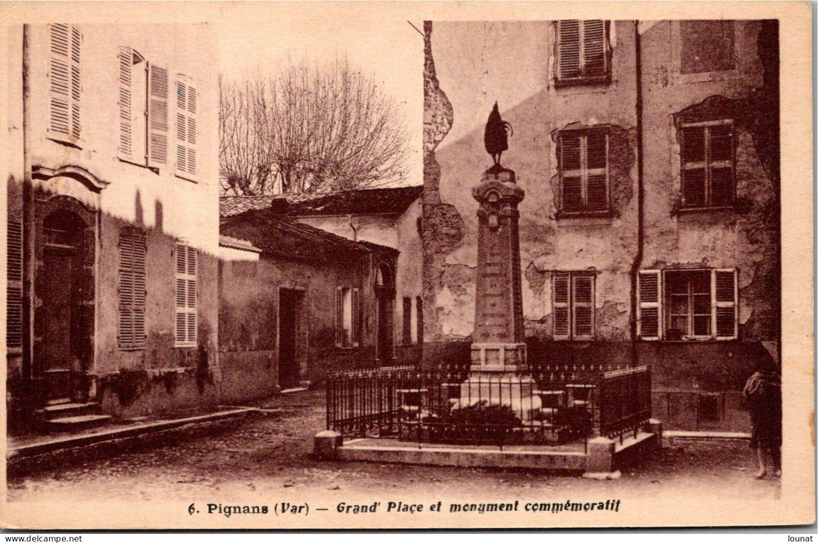 83 PIGNANS - Grand Place Et Monument Commémoratif - Andere & Zonder Classificatie