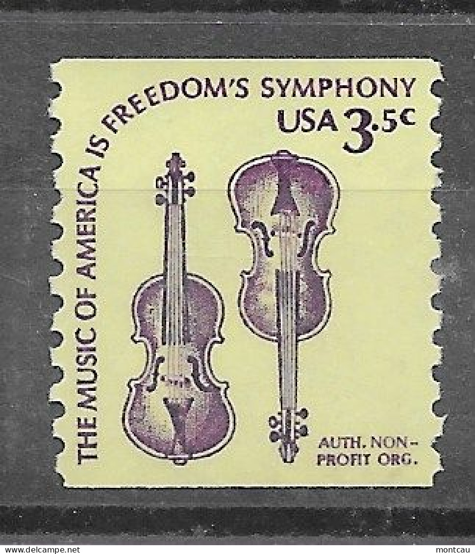 USA 1980.  Music Sc 1813  (**) - Unused Stamps