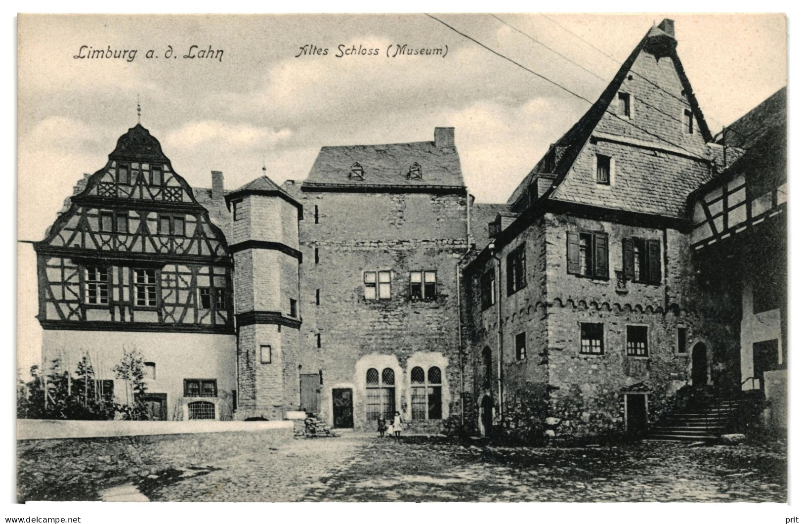 Limburg A. D. Lahn, Altes Schloss (Museum) 1906 Unused Real Photo Postcard. Publisher Ludwig Feist, Mainz - Limburg