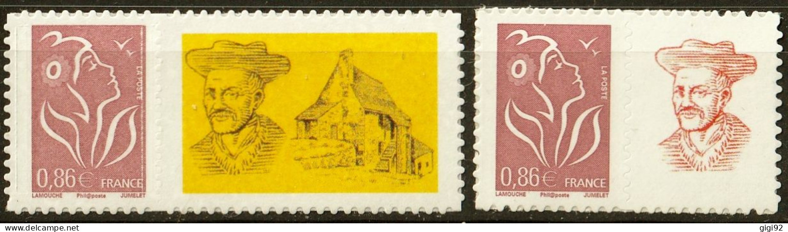 2006  Autoadhésifs  N° 3969A Et 3969Aa  Neufs** (cote Yvert: 33.00€) - Ungebraucht