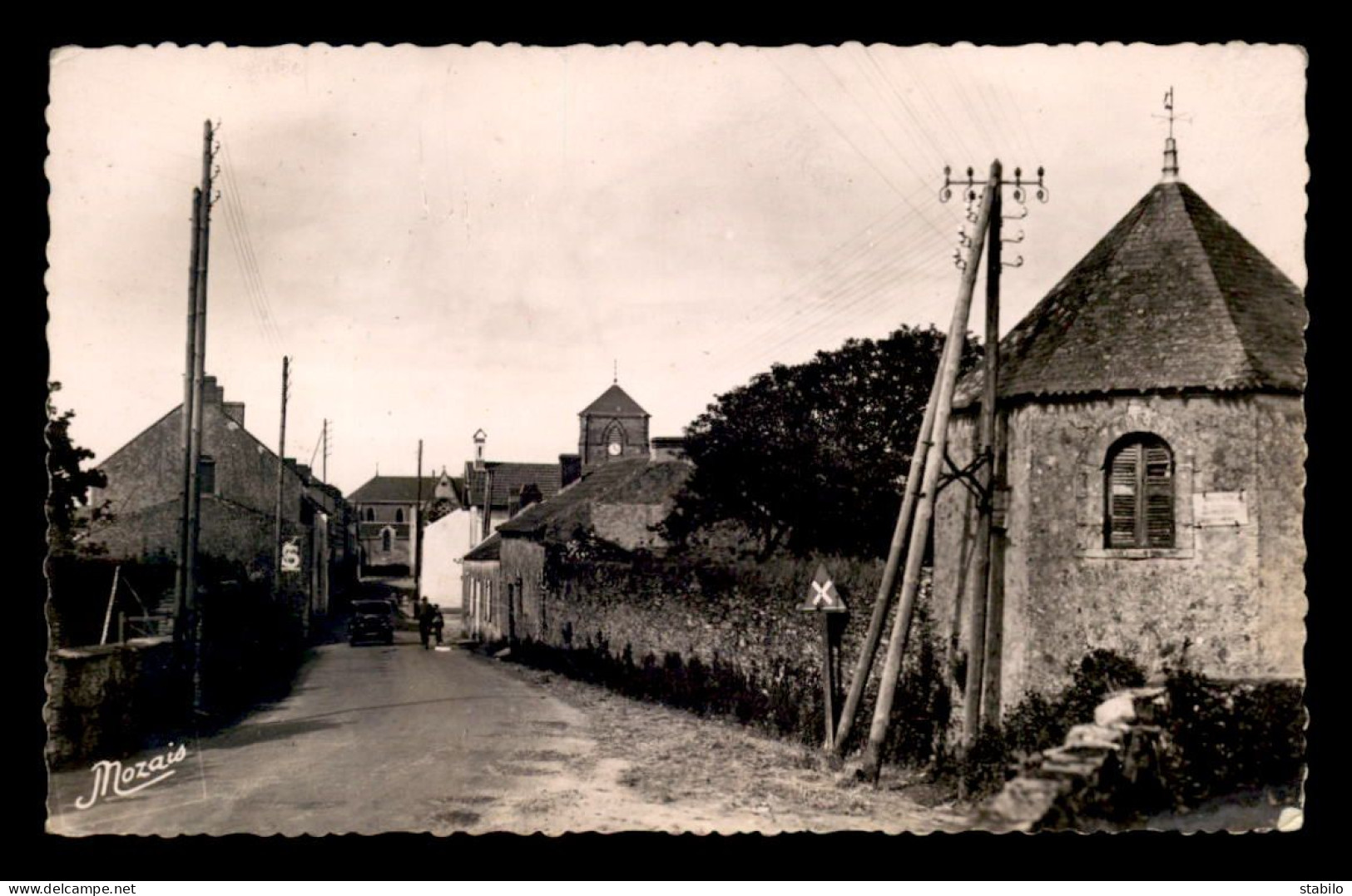 44 - LA PLAINE - LA ROUTE DE PREFAILLES - La-Plaine-sur-Mer